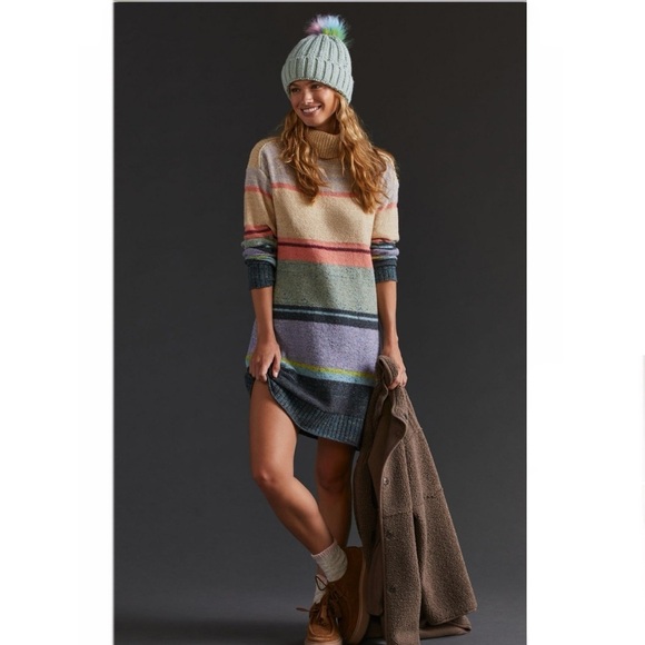 Daily Practice by Anthropologie Turtleneck Sweater Dress - Picture 1 of 9